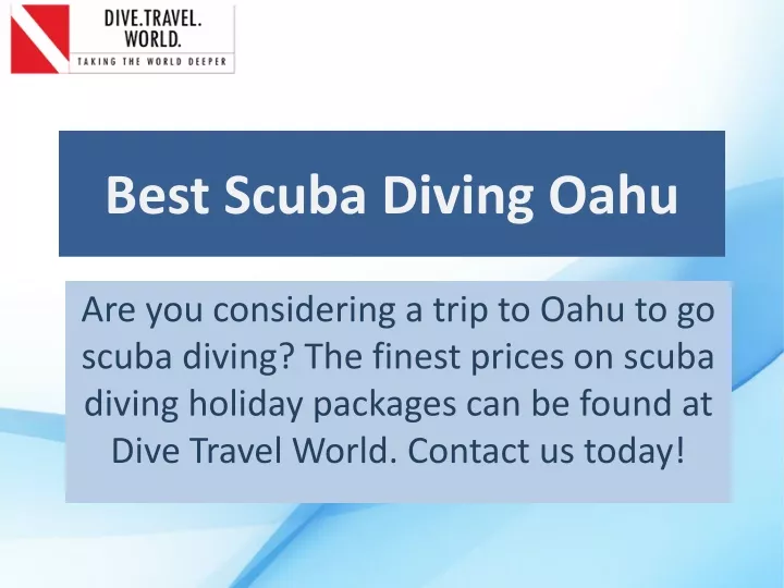 best scuba diving oahu