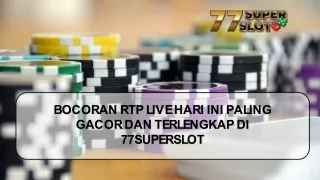RTP Gacor Hari Ini