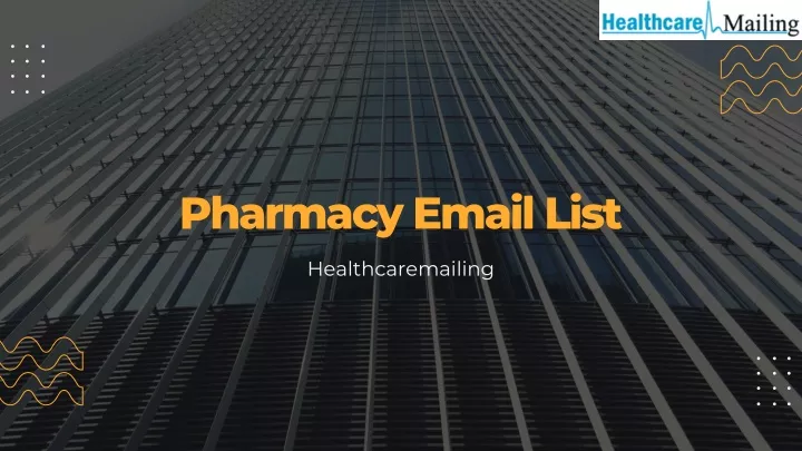 pharmacy email list