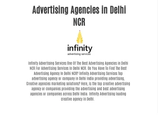 Advertising agencies in Delhi NCR
