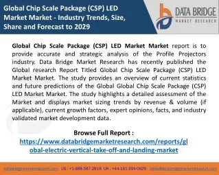 global chip scale package csp led market market