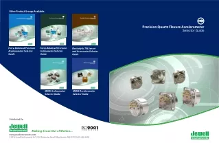 Quartz Accelerometer Selector Guide