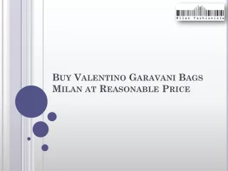 Valentino Garavani Bags Milan
