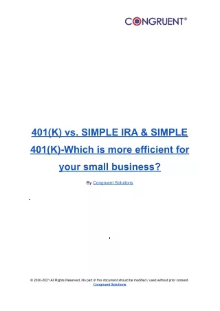 401 k vs simple ira simple