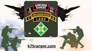 75th infantry regiment - k75ranger