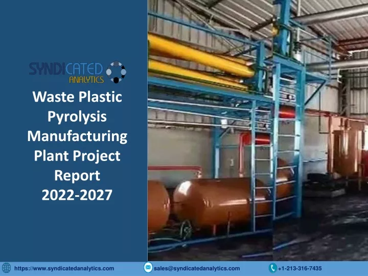 waste plastic pyrolysis manufacturing plant