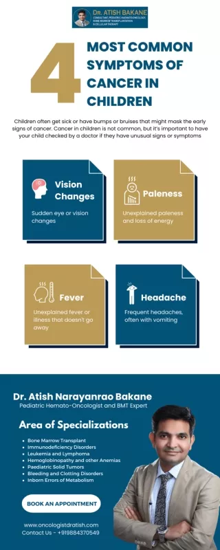 4 Most Common Symptoms of Cancer in Children
