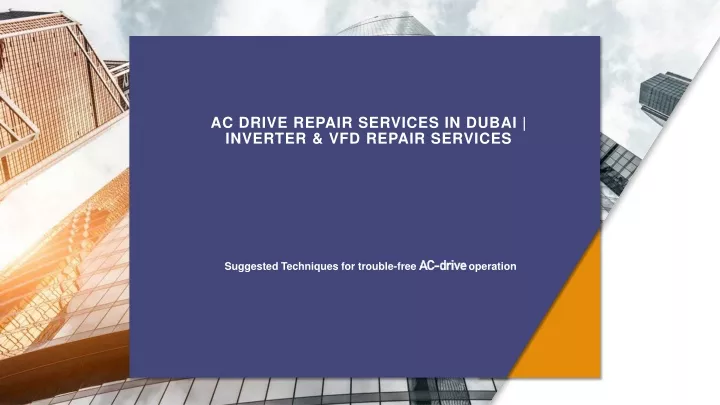ac drive repair services in dubai inverter