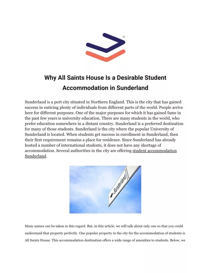 why all saints house is a desirable student