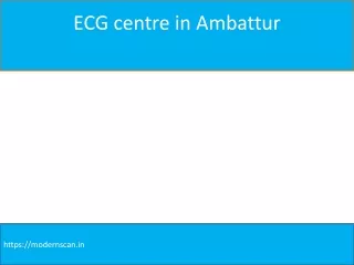 ECG centre in Ambattur