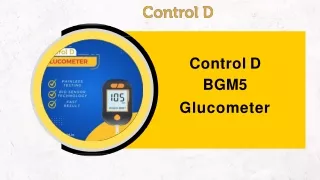 Control D BGM5 Glucometer