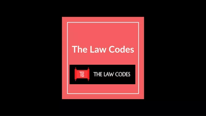 the law codes