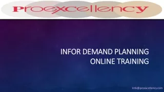 infor demand planning