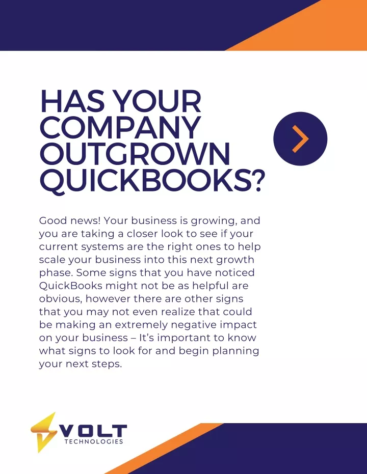 has your company outgrown quickbooks