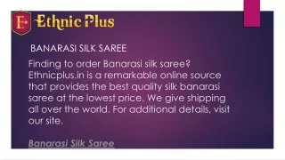 banarasi silk saree