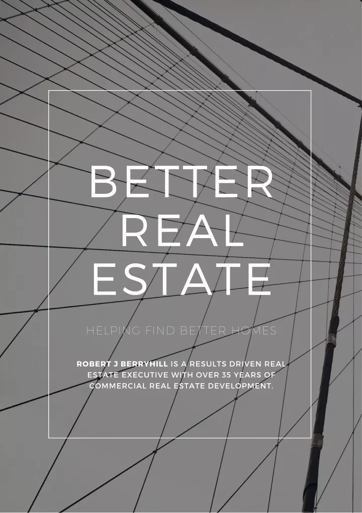PPT Robert J Berryhill Real Estate 43 states and 2 countries