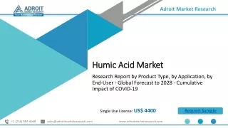 Humic Acid Market  Trends,Size,Opportunities,and Forecast Analysis 2021-2028