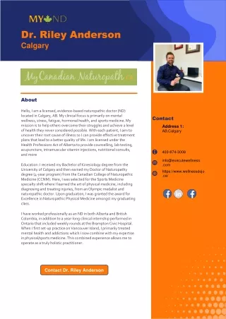 dr riley anderson calgary