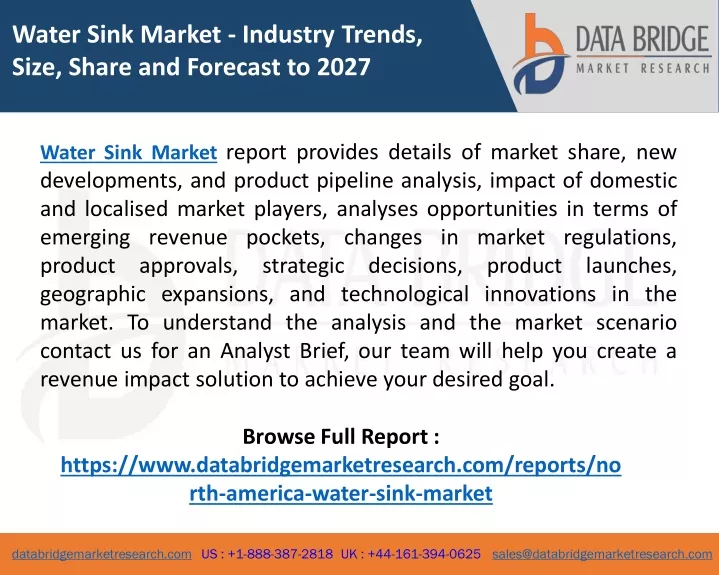 water sink market industry trends size share