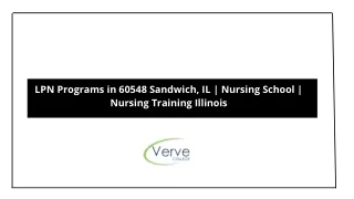 LPN Programs in 60548 Sandwich, IL  Nursing School  Nursing Training Illinois