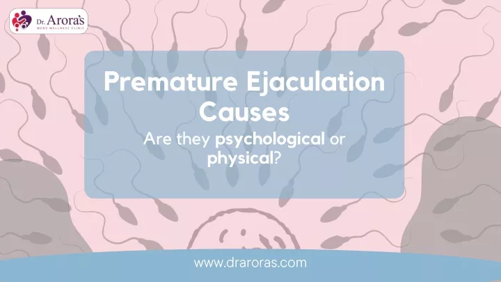 premature ejaculation causes