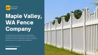 Maple Valley, WA Fence Company