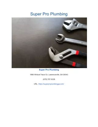 super pro plumbing