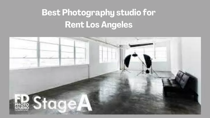 best photography studio for rent los angeles