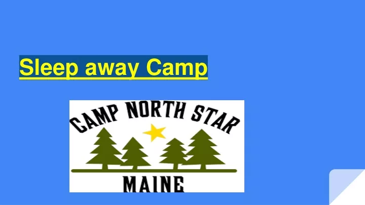 sleep away camp