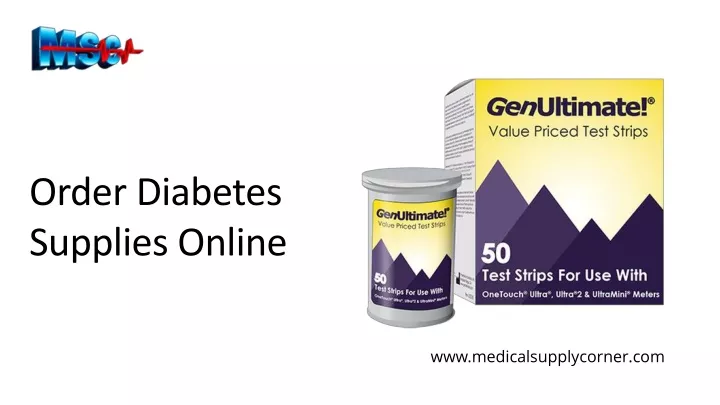 order diabetes supplies online