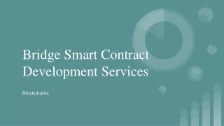 bridge smart contract development services