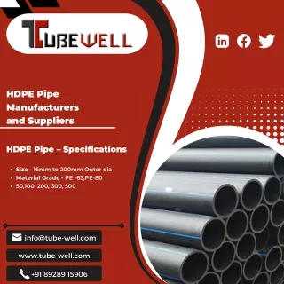 HDPE Pipe | Sprinkler | HDPE Flange | HDPE Pipe PE 80 | HDPE Pipe PE 100 | Tubew