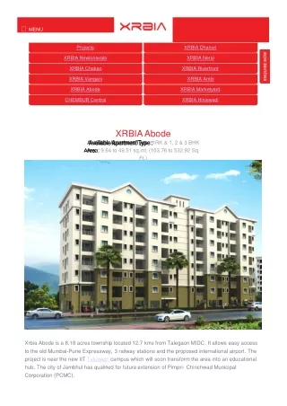 1BHK & 2 bhk flats In Abode Jambhul, Pune | Flats in Pune