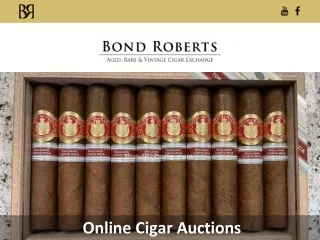 online cigar auctions