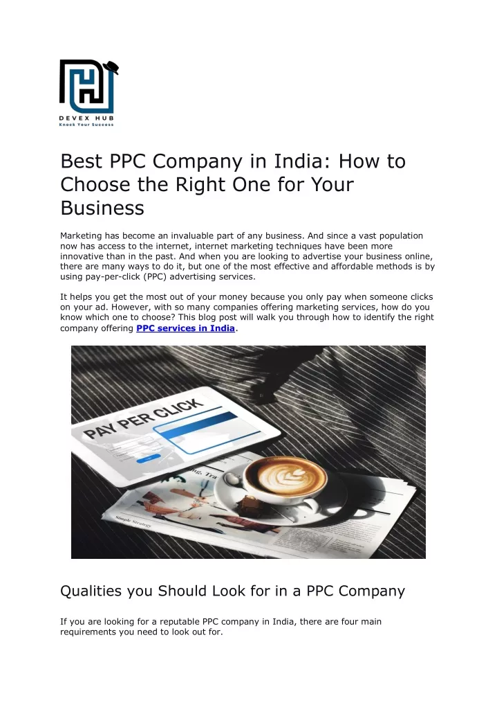 best ppc company in india how to choose the right