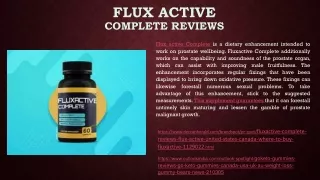 flux active complete reviews