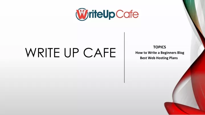 write up cafe