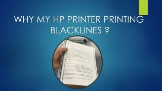 Methods to Fix HP Printer Printing Black Lines on Paper