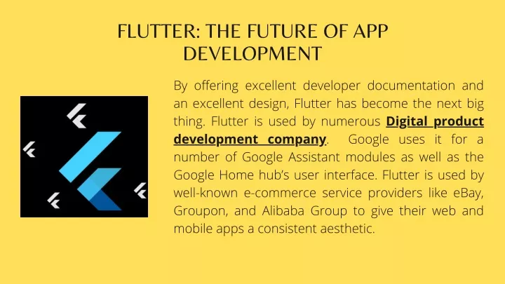 flutter the future of app development