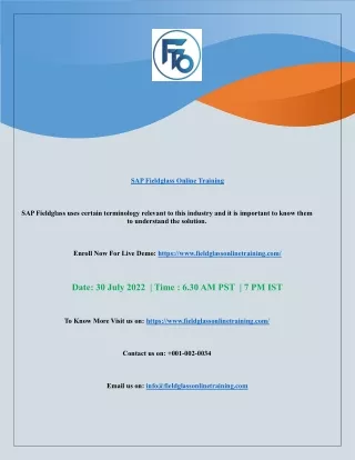 SAP Fieldglass Online Training