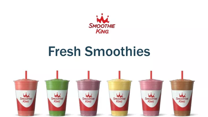 fresh smoothies