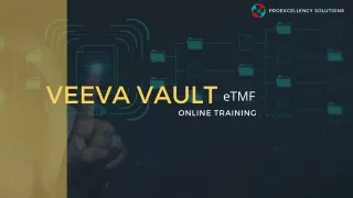 Veeva Vault eTMF online training By Proexcellency