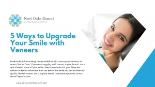 5 Ways to Upgrade Your Smile with Veneers