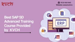 SAP SD Training Course in Noida,by KVCH