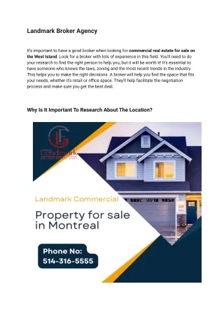 Landmark Broker Agency