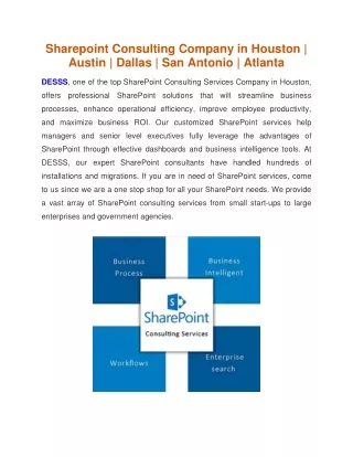 Sharepoint Consulting Company | SharePoint Migration | DESSS