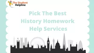 Avail Best Offer On History Homework Help By Experts In The UK.