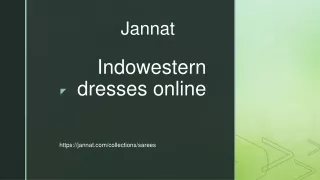 Indowestern Dresses