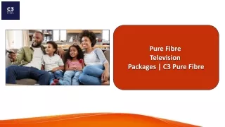 Pure Fibre Television Packages