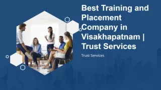 Best Training and Placement Company in Visakhapatnam